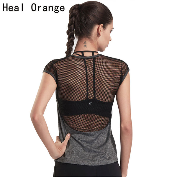 HEAL ORANGE Women t-shirts short sleeve o-neck