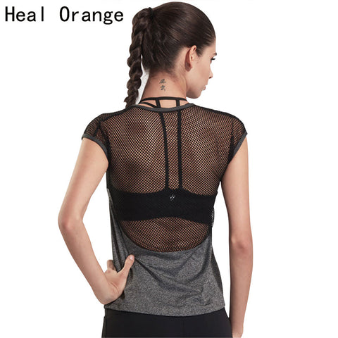 HEAL ORANGE Women t-shirts short sleeve o-neck