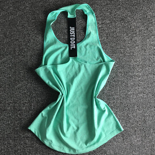 Women Yoga Top Gym Sports Vest Sleeveless