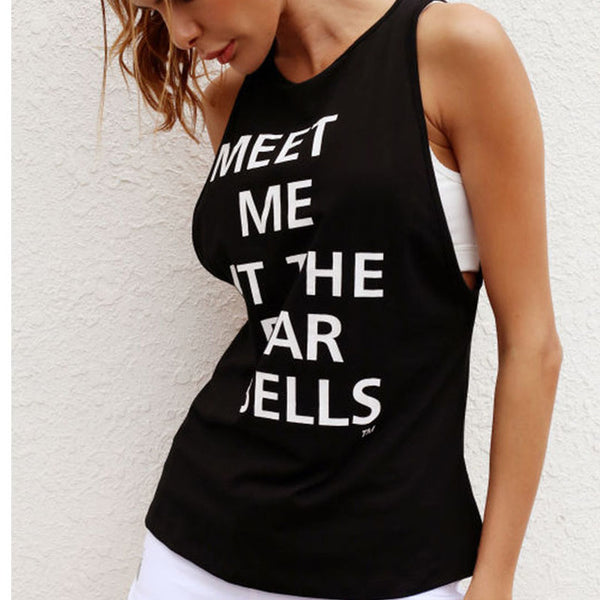 Women's Yoga Tank top  Sleeveless Running Gym