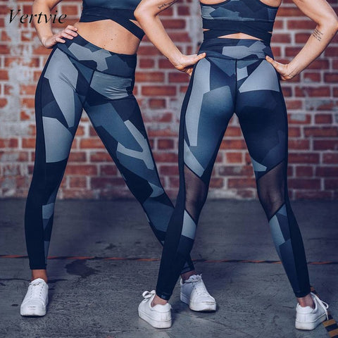 vertvie 2018 New Print Mesh Patchwork