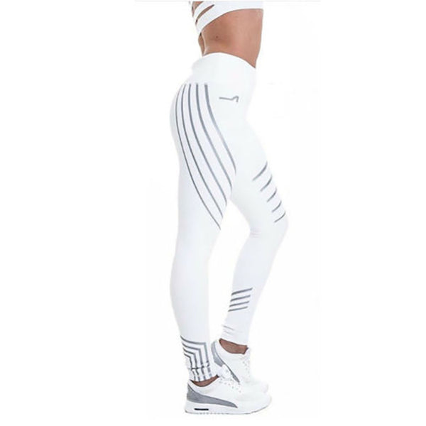 Quick-drying Net Yarn Yoga Pants Black Laser