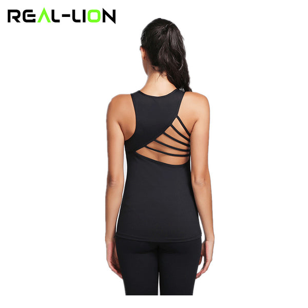 Sleeveless Yoga Shirt Women Sports Yoga