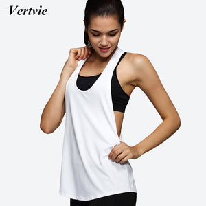 Vertvie 2018 Yoga Crop Top Women Sleeveless