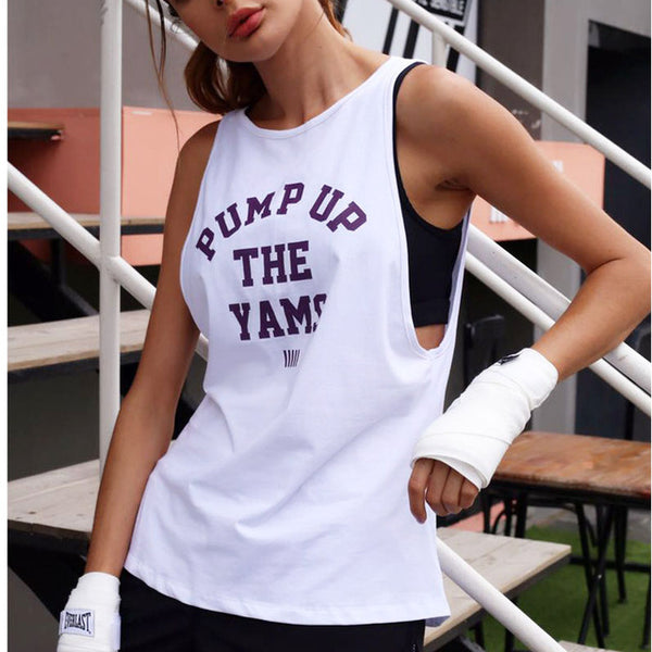 Women's Yoga Tank top  Sleeveless Running Gym