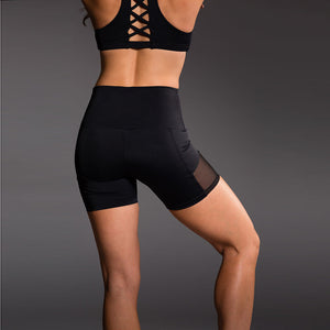 Yoga Shorts Mesh Women Workout Quick dry